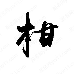 禹衛(wèi)寫的行書柑